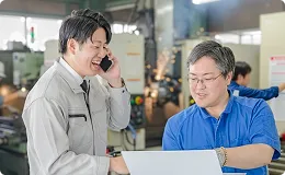 新機械を導入し、コスト削減と作業を効率化